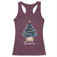 Nativity Scene Racerback Tank Top Jesus Reason Tis The Season Christian Christmas Tree - Wonder Print Shop