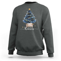 Nativity Scene Sweatshirt Jesus Reason Tis The Season Christian Christmas Tree - Wonder Print Shop