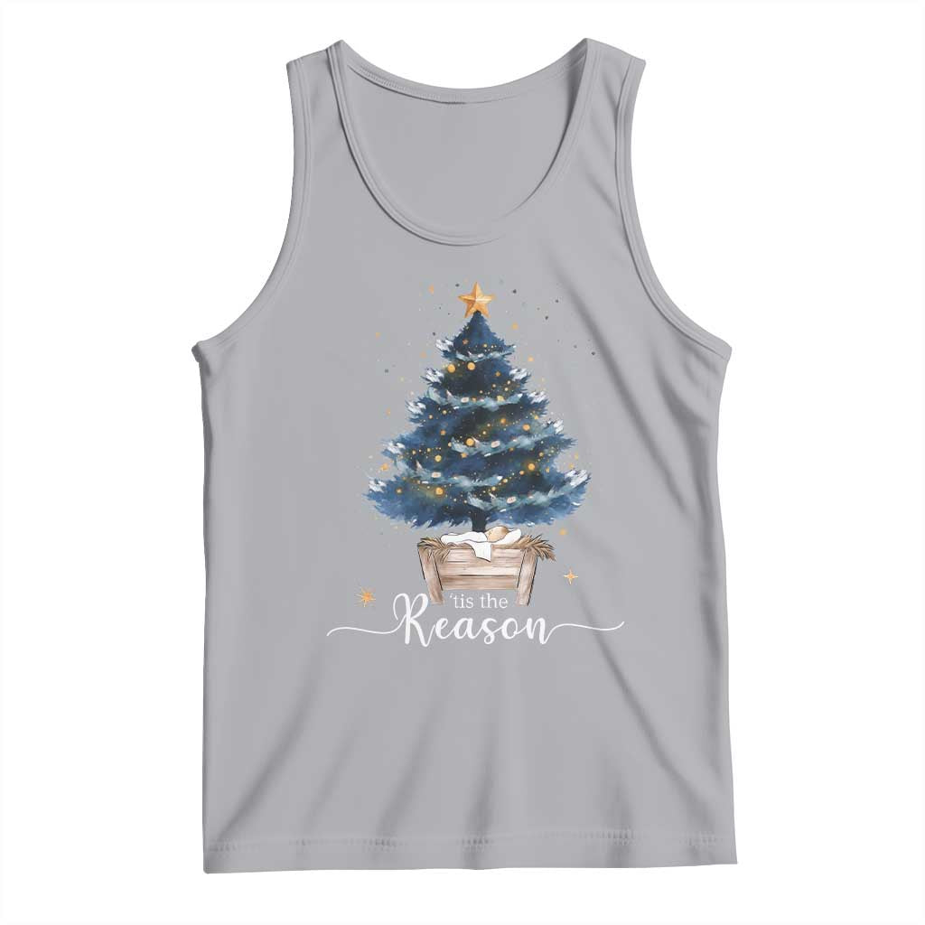 Nativity Scene Tank Top Jesus Reason Tis The Season Christian Christmas Tree - Wonder Print Shop