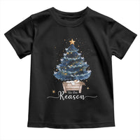 Nativity Scene Toddler T Shirt Jesus Reason Tis The Season Christian Christmas Tree - Wonder Print Shop