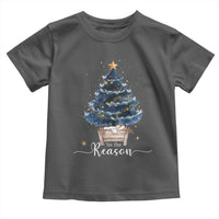 Nativity Scene Toddler T Shirt Jesus Reason Tis The Season Christian Christmas Tree - Wonder Print Shop
