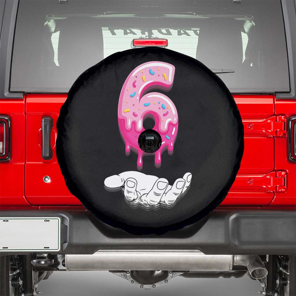 Funny 67 Six Seven Meme Couple Matching Spare Tire Cover Number 6 Baseball Ice Cream Drip - Wonder Print Shop