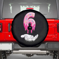 Funny 67 Six Seven Meme Couple Matching Spare Tire Cover Number 6 Baseball Ice Cream Drip - Wonder Print Shop
