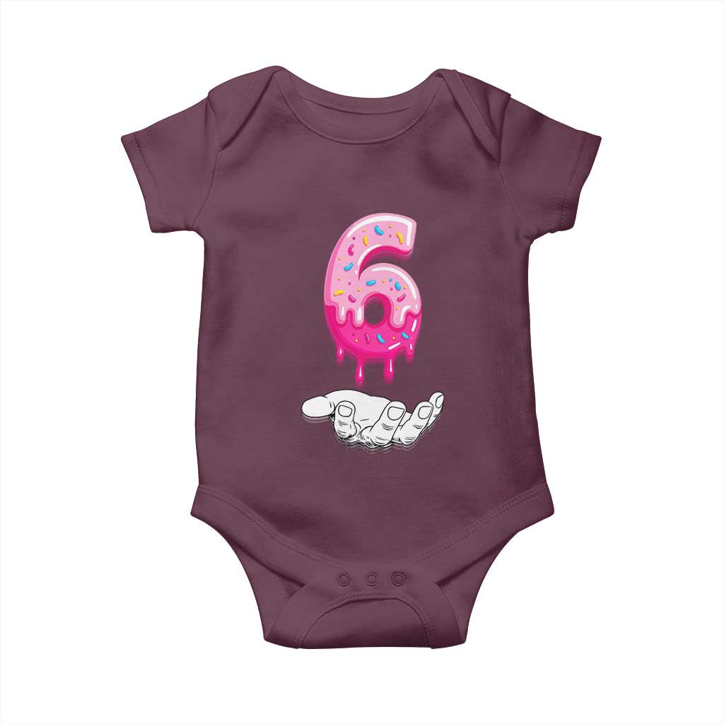 Funny 67 Six Seven Meme Couple Matching Baby Onesie Number 6 Baseball Ice Cream Drip - Wonder Print Shop