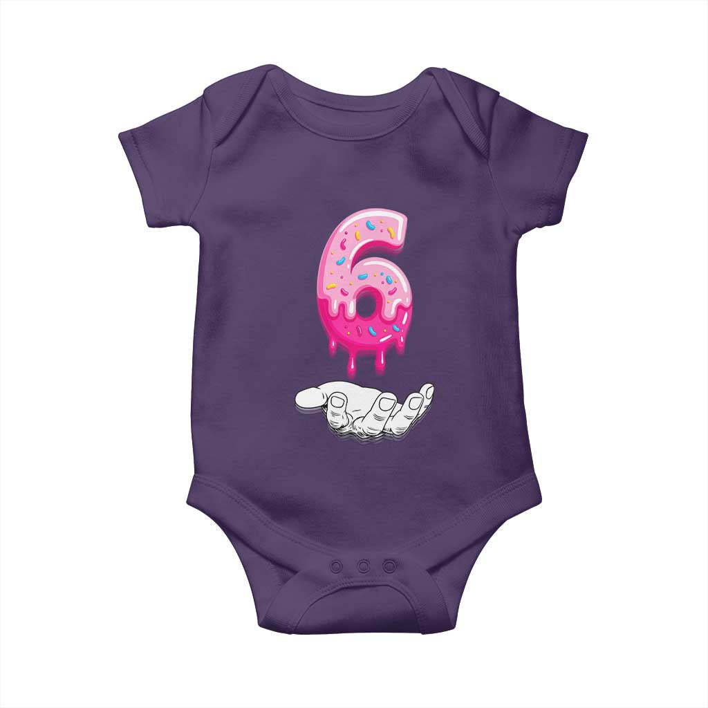 Funny 67 Six Seven Meme Couple Matching Baby Onesie Number 6 Baseball Ice Cream Drip - Wonder Print Shop