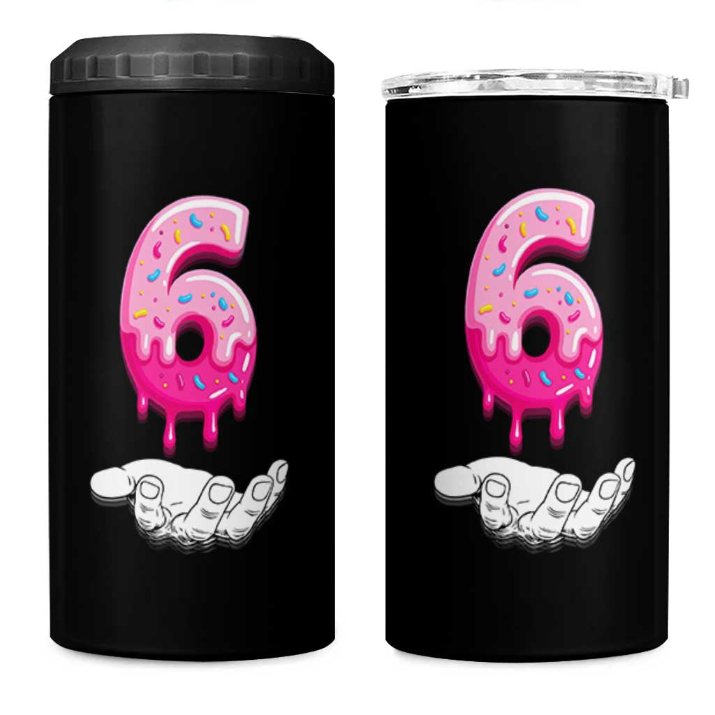 Funny 67 Six Seven Meme Couple Matching 4 in 1 Can Cooler Tumbler Number 6 Baseball Ice Cream Drip - Wonder Print Shop