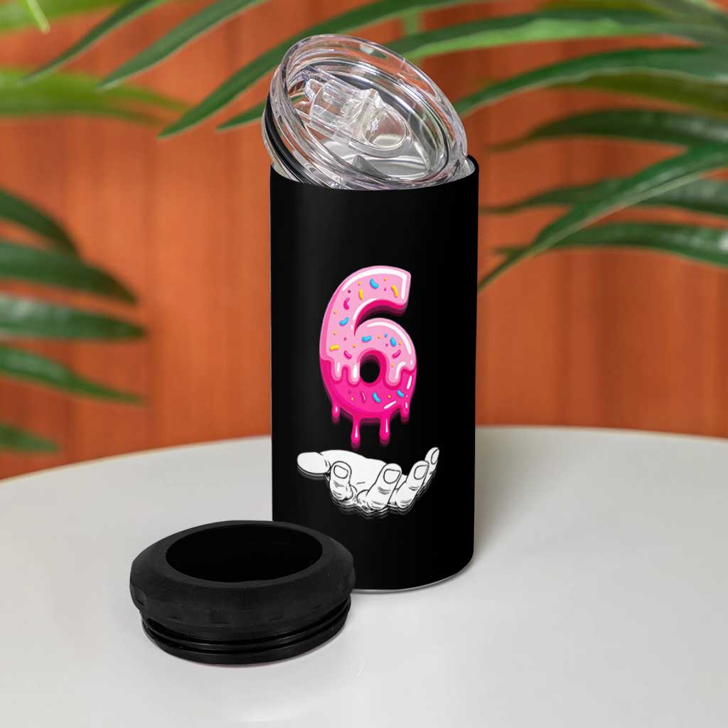 Funny 67 Six Seven Meme Couple Matching 4 in 1 Can Cooler Tumbler Number 6 Baseball Ice Cream Drip - Wonder Print Shop
