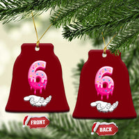 Funny 67 Six Seven Meme Couple Matching Ceramic Ornament Number 6 Baseball Ice Cream Drip - Wonder Print Shop