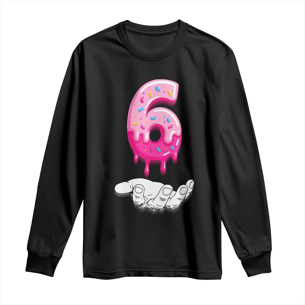 Funny 67 Six Seven Meme Couple Matching Long Sleeve Shirt Number 6 Baseball Ice Cream Drip - Wonder Print Shop