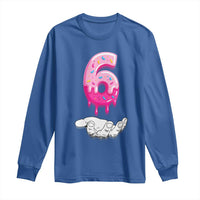Funny 67 Six Seven Meme Couple Matching Long Sleeve Shirt Number 6 Baseball Ice Cream Drip - Wonder Print Shop