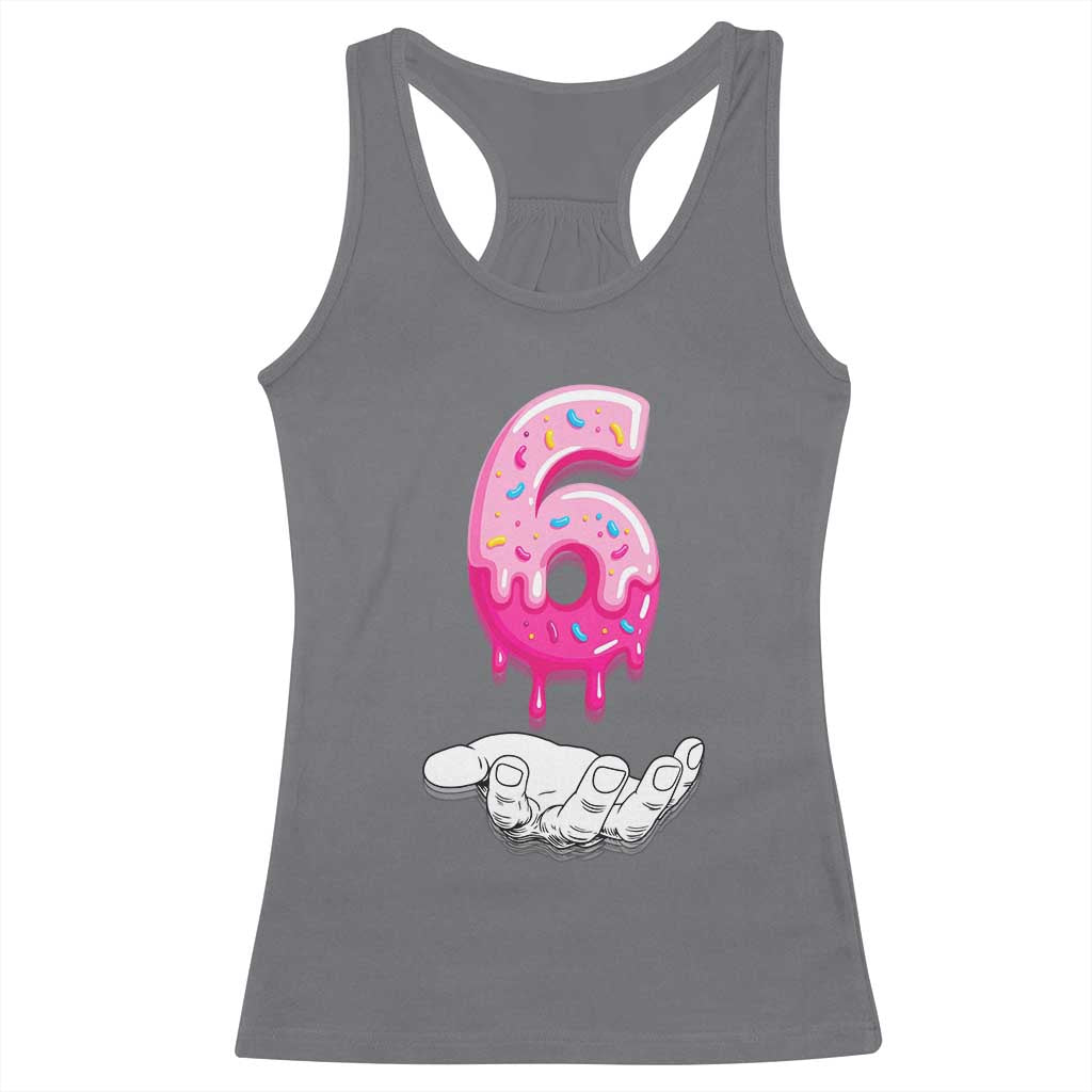 Funny 67 Six Seven Meme Couple Matching Racerback Tank Top Number 6 Baseball Ice Cream Drip - Wonder Print Shop