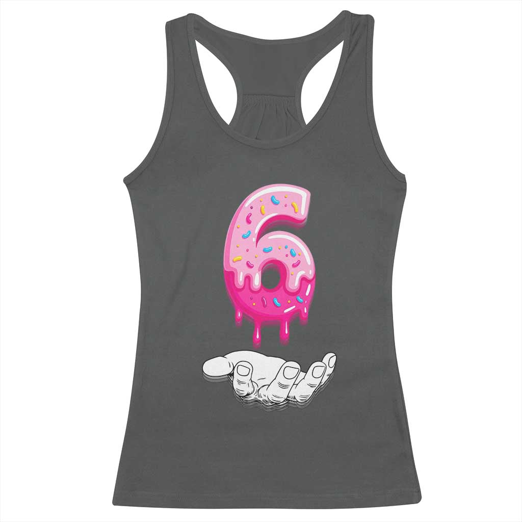 Funny 67 Six Seven Meme Couple Matching Racerback Tank Top Number 6 Baseball Ice Cream Drip - Wonder Print Shop
