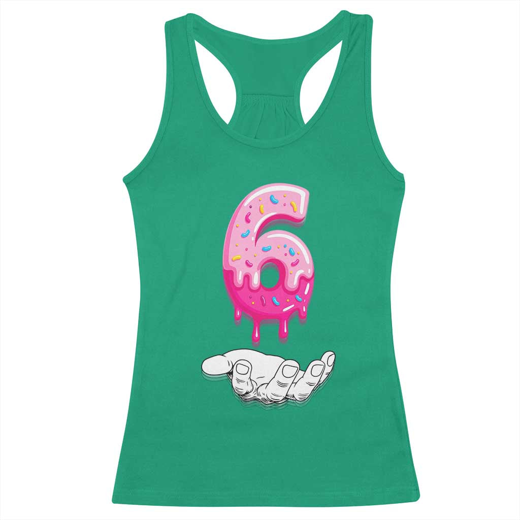 Funny 67 Six Seven Meme Couple Matching Racerback Tank Top Number 6 Baseball Ice Cream Drip - Wonder Print Shop