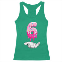 Funny 67 Six Seven Meme Couple Matching Racerback Tank Top Number 6 Baseball Ice Cream Drip - Wonder Print Shop