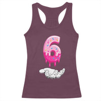 Funny 67 Six Seven Meme Couple Matching Racerback Tank Top Number 6 Baseball Ice Cream Drip - Wonder Print Shop