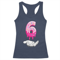 Funny 67 Six Seven Meme Couple Matching Racerback Tank Top Number 6 Baseball Ice Cream Drip - Wonder Print Shop