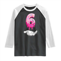 Funny 67 Six Seven Meme Couple Matching Raglan Shirt Number 6 Baseball Ice Cream Drip - Wonder Print Shop