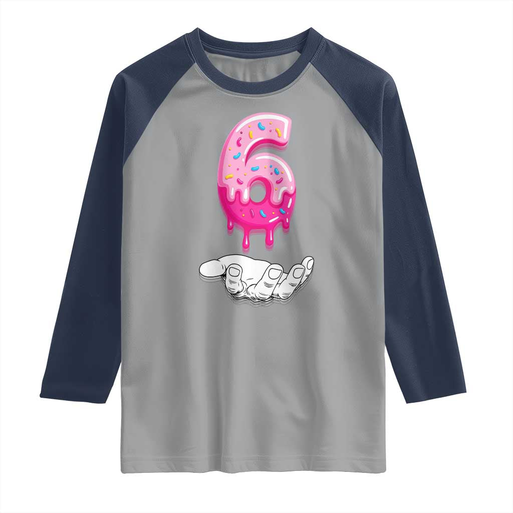 Funny 67 Six Seven Meme Couple Matching Raglan Shirt Number 6 Baseball Ice Cream Drip - Wonder Print Shop