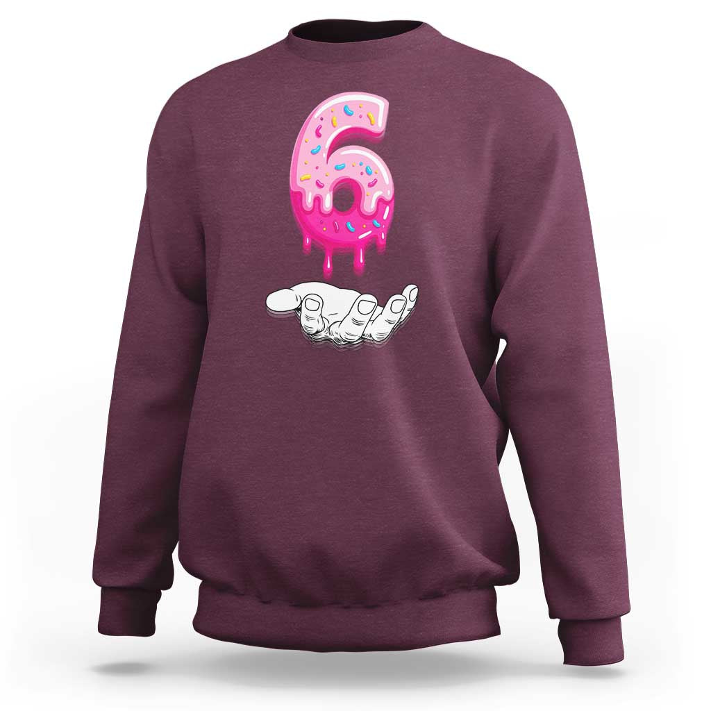 Funny 67 Six Seven Meme Couple Matching Sweatshirt Number 6 Baseball Ice Cream Drip - Wonder Print Shop