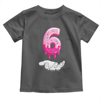 Funny 67 Six Seven Meme Couple Matching Toddler T Shirt Number 6 Baseball Ice Cream Drip - Wonder Print Shop