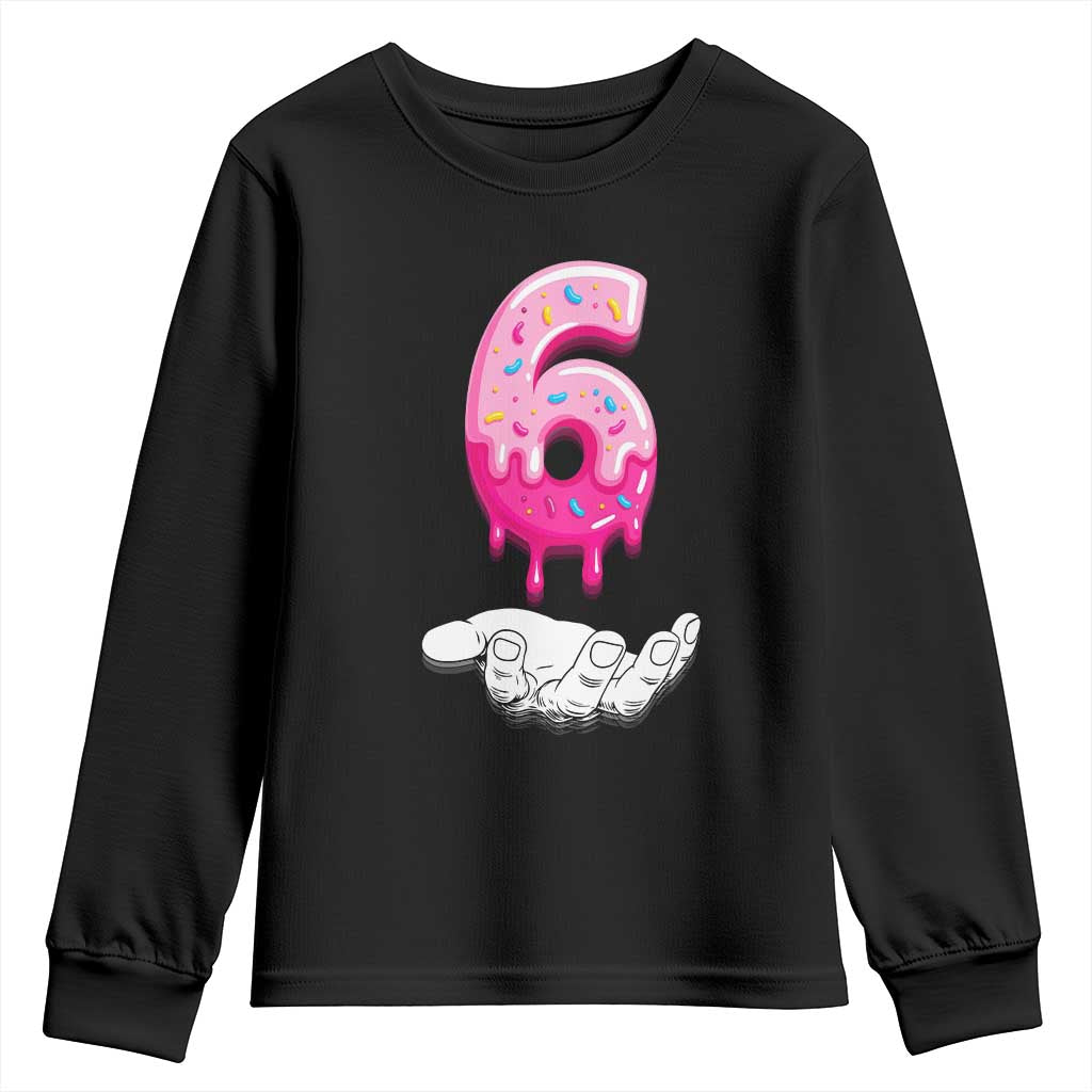 Funny 67 Six Seven Meme Couple Matching Youth Sweatshirt Number 6 Baseball Ice Cream Drip - Wonder Print Shop
