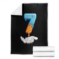 Funny 67 Six Seven Meme Couple Matching Throw Blanket Number 7 Baseball Ice Cream Drip - Wonder Print Shop
