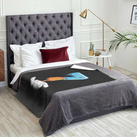 Funny 67 Six Seven Meme Couple Matching Throw Blanket Number 7 Baseball Ice Cream Drip - Wonder Print Shop
