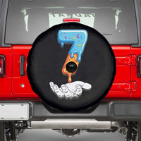 Funny 67 Six Seven Meme Couple Matching Spare Tire Cover Number 7 Baseball Ice Cream Drip - Wonder Print Shop