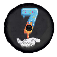 Funny 67 Six Seven Meme Couple Matching Spare Tire Cover Number 7 Baseball Ice Cream Drip - Wonder Print Shop