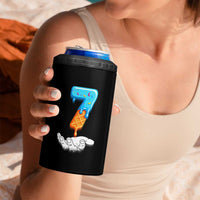 Funny 67 Six Seven Meme Couple Matching 4 in 1 Can Cooler Tumbler Number 7 Baseball Ice Cream Drip - Wonder Print Shop