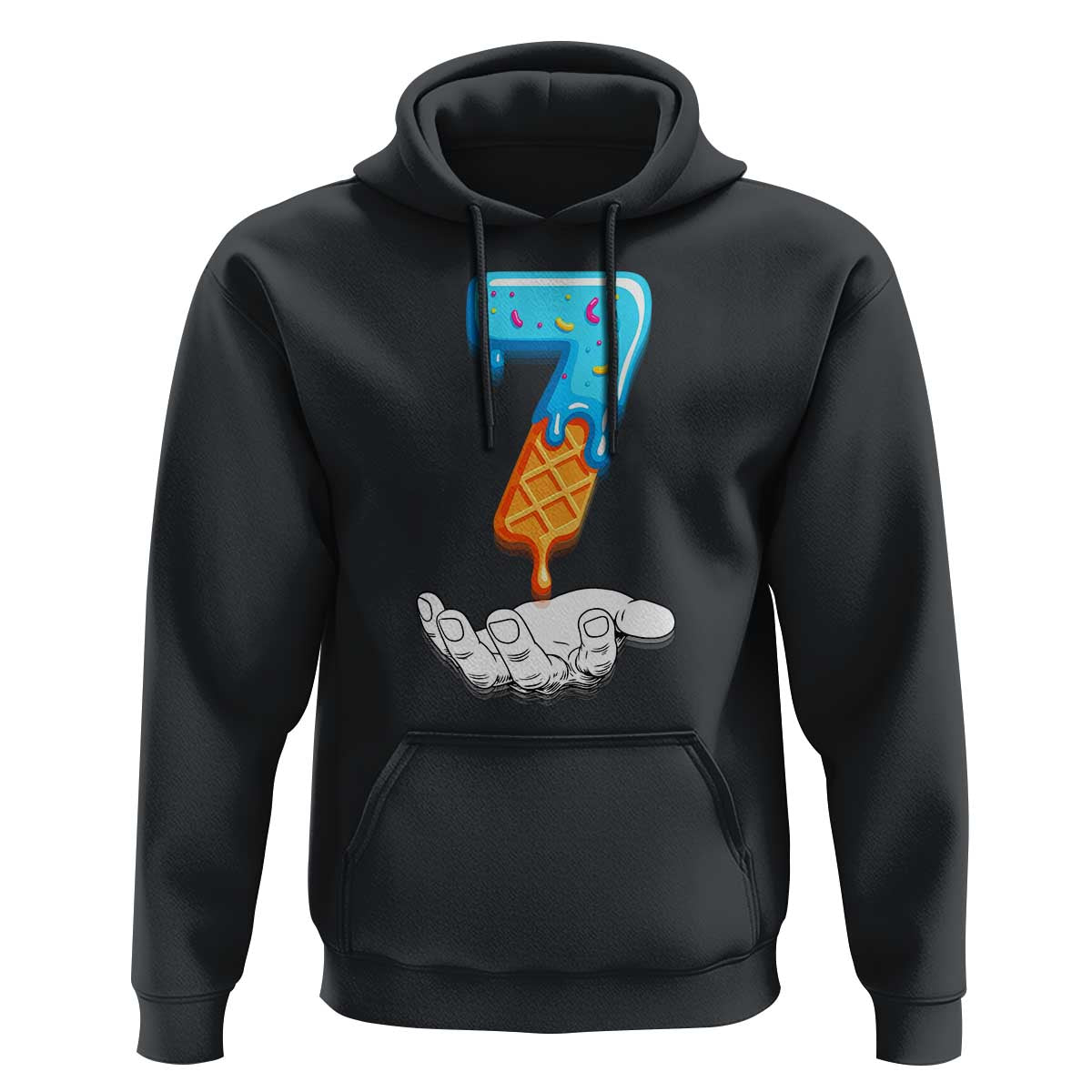 Funny 67 Six Seven Meme Couple Matching Hoodie Number 7 Baseball Ice Cream Drip - Wonder Print Shop