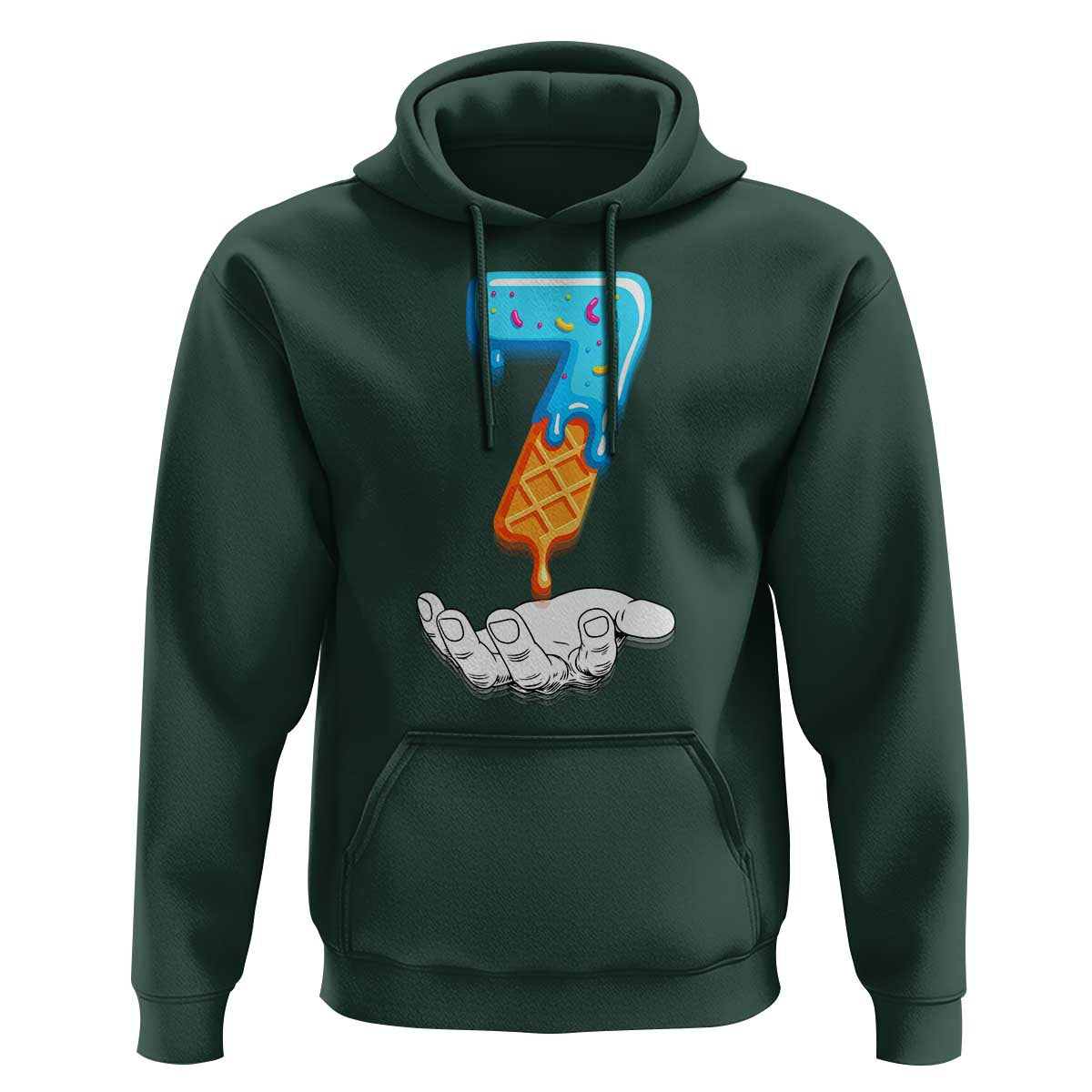 Funny 67 Six Seven Meme Couple Matching Hoodie Number 7 Baseball Ice Cream Drip - Wonder Print Shop