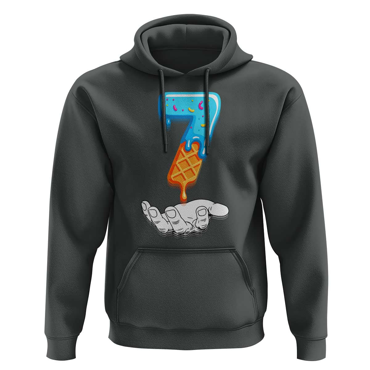 Funny 67 Six Seven Meme Couple Matching Hoodie Number 7 Baseball Ice Cream Drip - Wonder Print Shop
