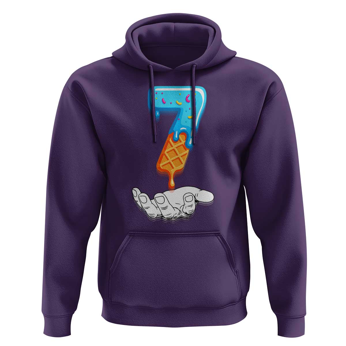 Funny 67 Six Seven Meme Couple Matching Hoodie Number 7 Baseball Ice Cream Drip - Wonder Print Shop