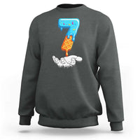 Funny 67 Six Seven Meme Couple Matching Sweatshirt Number 7 Baseball Ice Cream Drip - Wonder Print Shop