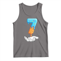 Funny 67 Six Seven Meme Couple Matching Tank Top Number 7 Baseball Ice Cream Drip - Wonder Print Shop