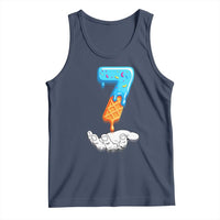 Funny 67 Six Seven Meme Couple Matching Tank Top Number 7 Baseball Ice Cream Drip - Wonder Print Shop