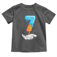 Funny 67 Six Seven Meme Couple Matching Toddler T Shirt Number 7 Baseball Ice Cream Drip - Wonder Print Shop