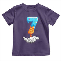 Funny 67 Six Seven Meme Couple Matching Toddler T Shirt Number 7 Baseball Ice Cream Drip - Wonder Print Shop