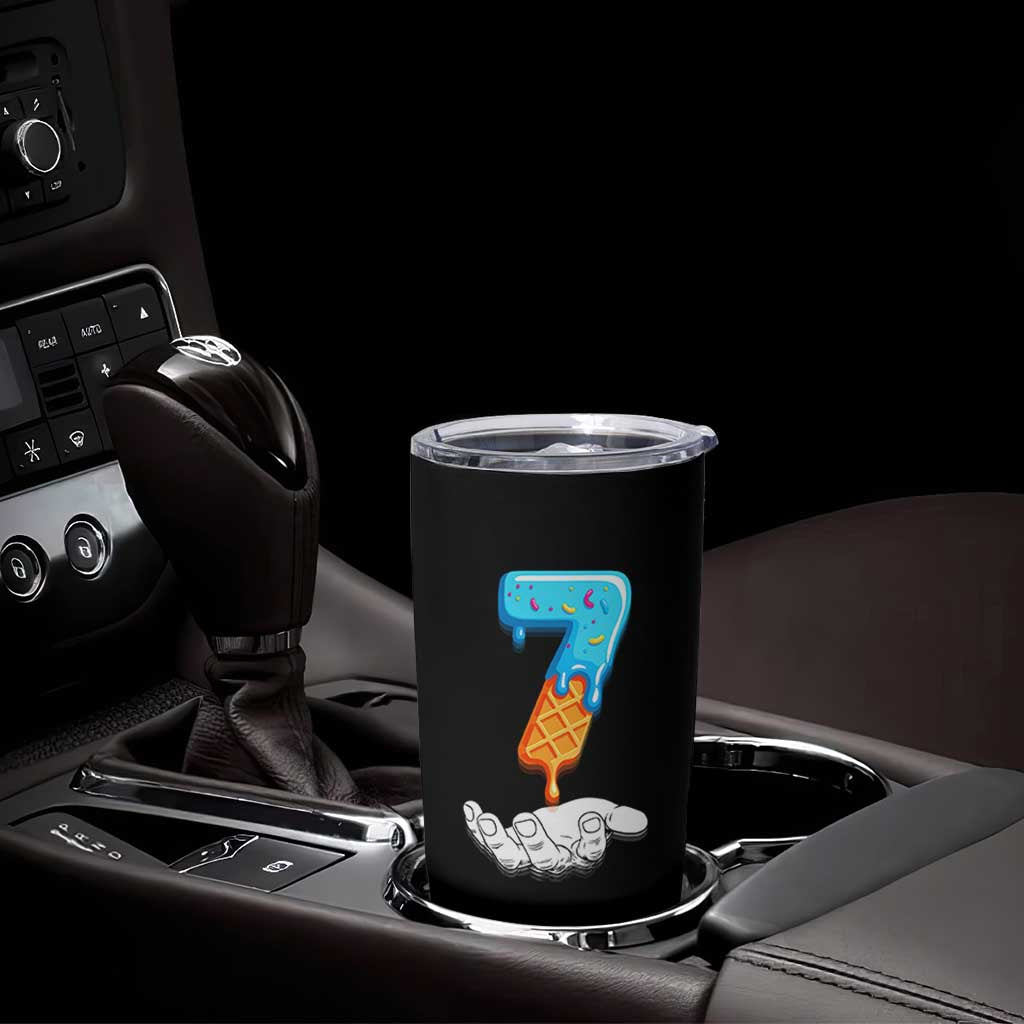 Funny 67 Six Seven Meme Couple Matching Tumbler Cup Number 7 Baseball Ice Cream Drip - Wonder Print Shop