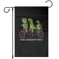 Subtle FDT Garden Flag Frog Dinosaur Turtle Political Satire - Wonder Print Shop