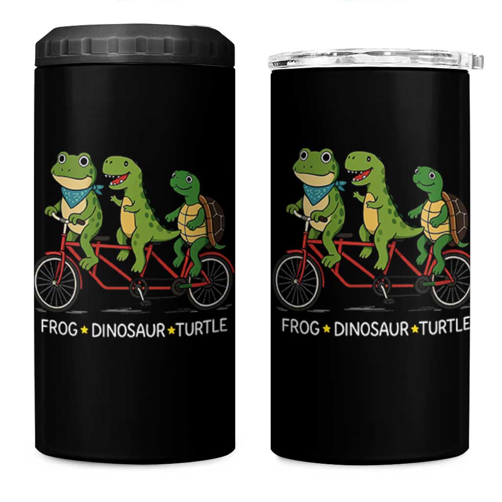 Subtle FDT 4 in 1 Can Cooler Tumbler Frog Dinosaur Turtle Political Satire - Wonder Print Shop
