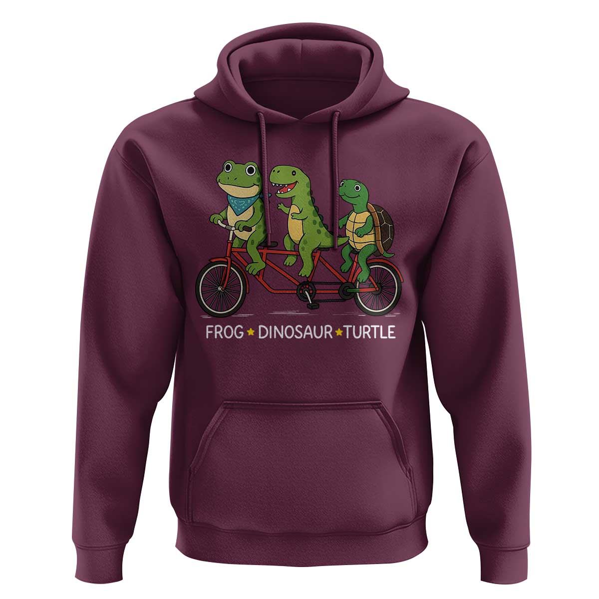 Subtle FDT Hoodie Frog Dinosaur Turtle Political Satire - Wonder Print Shop