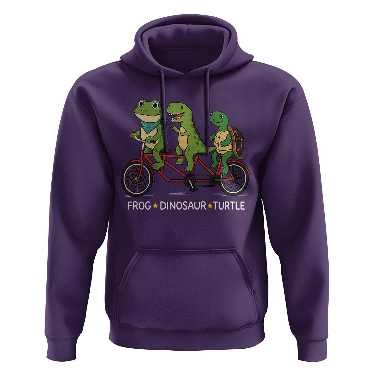 Subtle FDT Hoodie Frog Dinosaur Turtle Political Satire - Wonder Print Shop