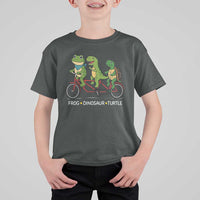 Subtle FDT T Shirt For Kid Frog Dinosaur Turtle Political Satire - Wonder Print Shop