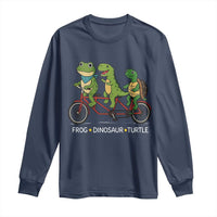 Subtle FDT Long Sleeve Shirt Frog Dinosaur Turtle Political Satire - Wonder Print Shop