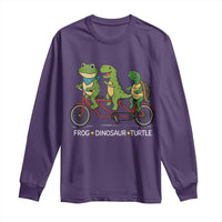 Subtle FDT Long Sleeve Shirt Frog Dinosaur Turtle Political Satire - Wonder Print Shop