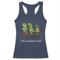 Subtle FDT Racerback Tank Top Frog Dinosaur Turtle Political Satire - Wonder Print Shop