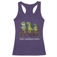 Subtle FDT Racerback Tank Top Frog Dinosaur Turtle Political Satire - Wonder Print Shop