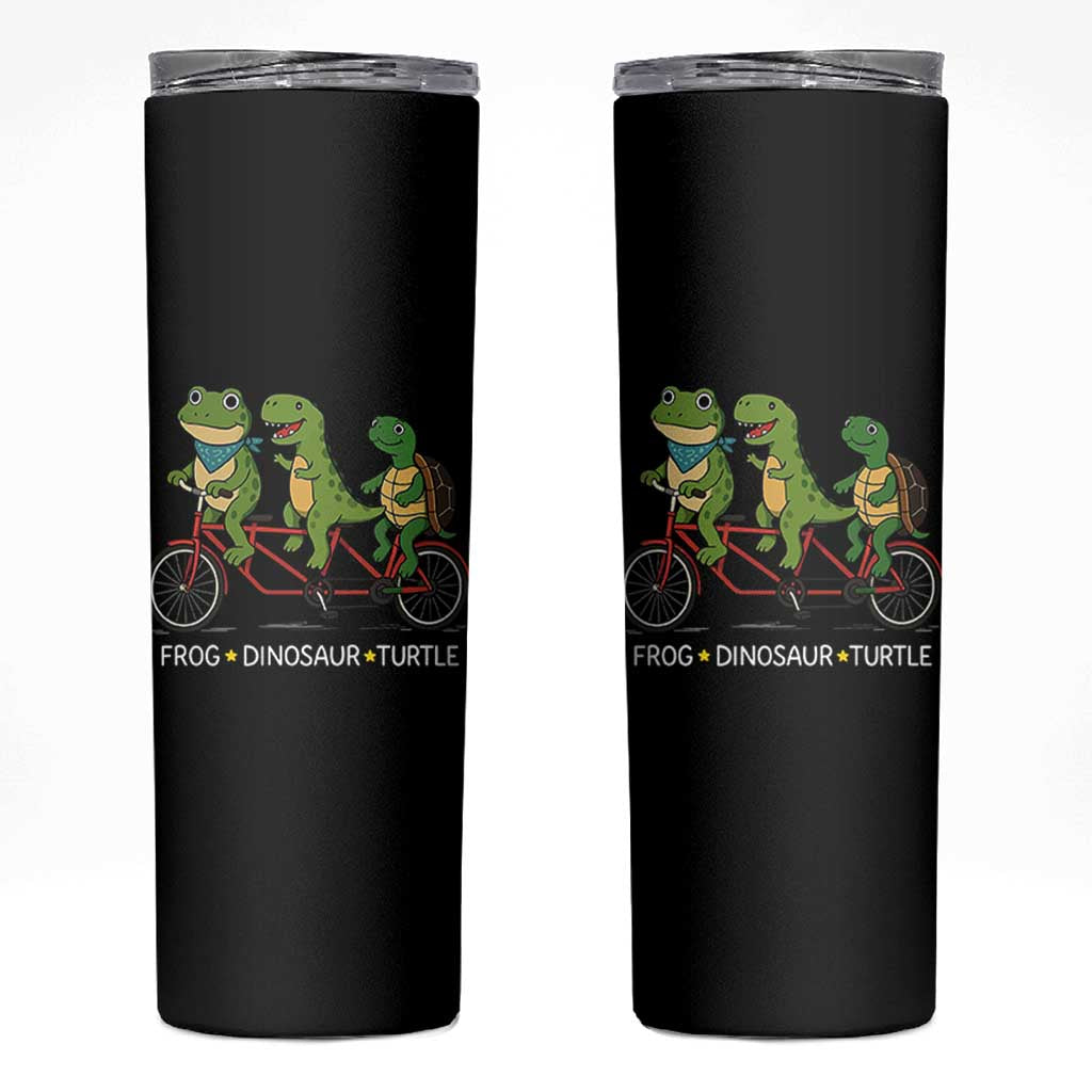 Subtle FDT Skinny Tumbler Frog Dinosaur Turtle Political Satire - Wonder Print Shop